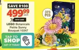 Checkers Hyper LEGO Botanicals Petite Sunny Bouquet offer