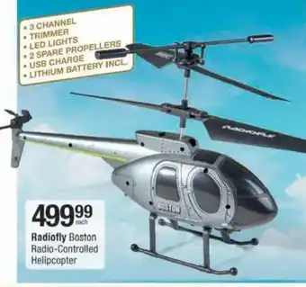 Checkers Hyper Radiofly Boston Radio-Controlled Helipcopter offer