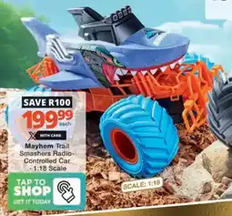 Checkers Hyper Mayhem Trail Smashers Radio-Controlled Car offer