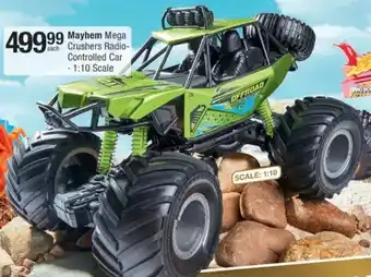 Checkers Hyper Mayhem Mega Crushers Radio-Controlled Car offer