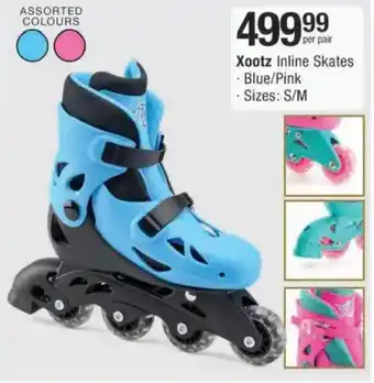 Checkers Hyper Xootz Inline Skates offer