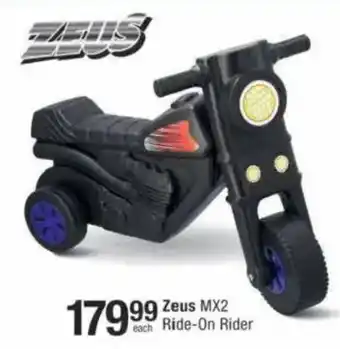 Checkers Hyper Zeus MX2 Ride-On Rider offer