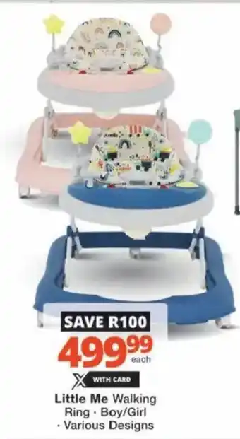 Checkers Hyper Little Me Walking Ring offer
