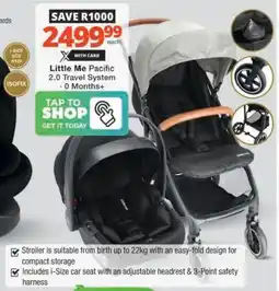 Checkers Hyper Little Me Pacific 2.0 Travel System offer