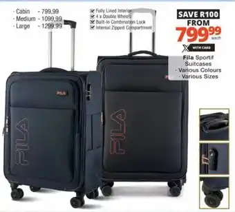 Checkers Hyper Fila Sportif Suitcases offer