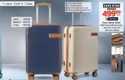 Checkers Hyper Yves Saint Clair ABS GrandSuitcases offer