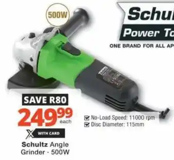 Checkers Hyper Schultz Angle Grinder offer