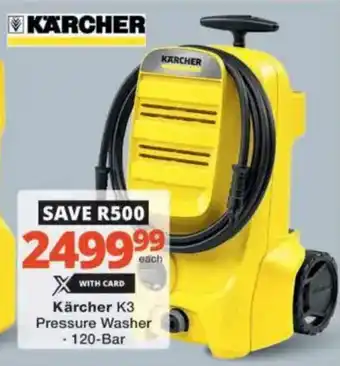 Checkers Hyper Karcher K3 Pressure Washer offer