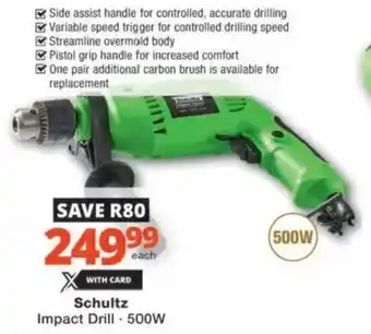 Checkers Hyper Schultz Impact Drill offer