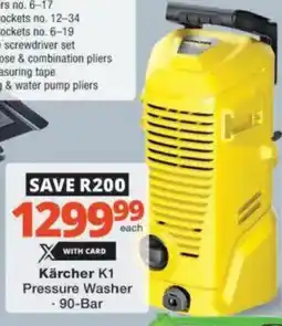 Checkers Hyper Karcher K1 Pressure Washer offer