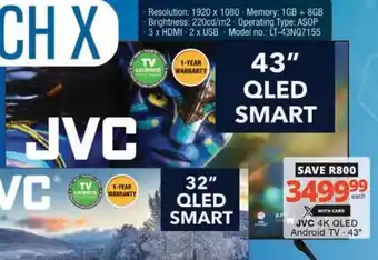 Checkers Hyper SJVC 4K QLED Android TV offer