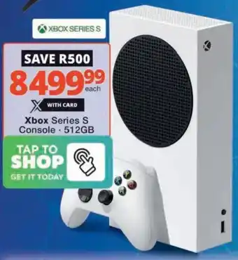 Checkers Hyper Xbox Series S Console offer