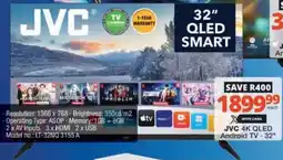 Checkers Hyper JVC 4K QLED Android TV offer