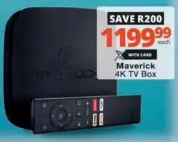 Checkers Hyper Maverick 4K TV Box offer