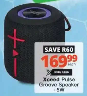 Checkers Hyper Xceed Pulse Groove Speaker offer