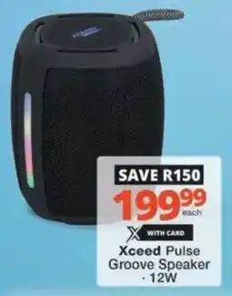 Checkers Hyper Xceed Pulse Groove Speaker offer