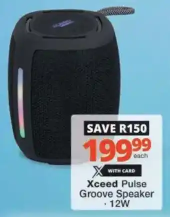 Checkers Hyper Xceed Pulse Groove Speaker offer