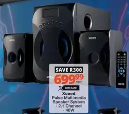 Checkers Hyper Xceed Pulse Multimedia Speaker System offer
