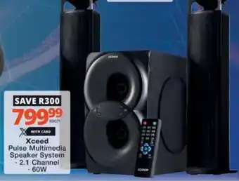 Checkers Hyper Xceed Pulse Multimedia Speaker System offer