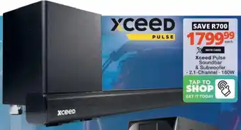 Checkers Hyper Xceed Pulse Soundbar & Subwoofer offer