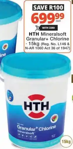 Checkers Hyper HTH Mineralsoft Granular+ Chlorine offer