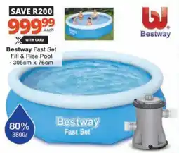 Checkers Hyper Bestway Fast Set Fill & Rise Pool offer
