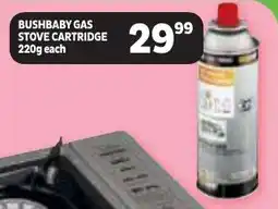 Usave Bushbaby gas stove cartridge offer