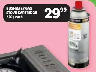 Usave Bushbaby gas stove cartridge offer