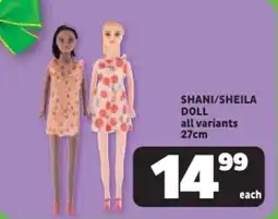 Usave Shani/ sheila doll offer