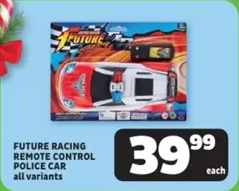 Usave Future racing remote control police car offer