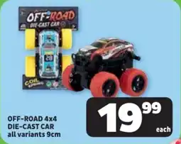 Usave Off-road 4x4 die-cast car offer