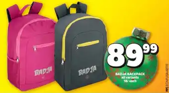 Usave Badja backpack offer