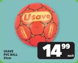 Usave Usave pvc ball offer