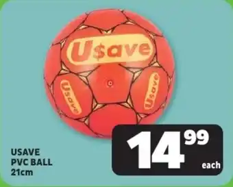 Usave Usave pvc ball offer