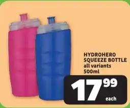 Usave Hydrohero squeeze bottle offer