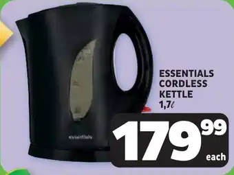 Usave Essentials cordless kettle offer