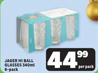 Usave Jager hi ball glasses offer