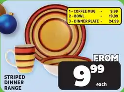 Usave Striped dinner range offer