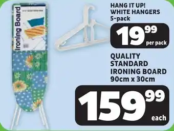 Usave Quality standard ironing board offer