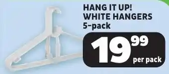 Usave Hang it up! white hangers offer