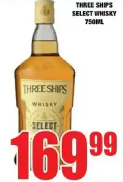 Boxer Liquors Three ships select whisky offer