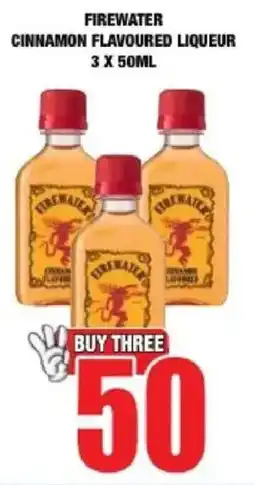 Boxer Liquors Firewater cinnamon flavoured liqueur offer