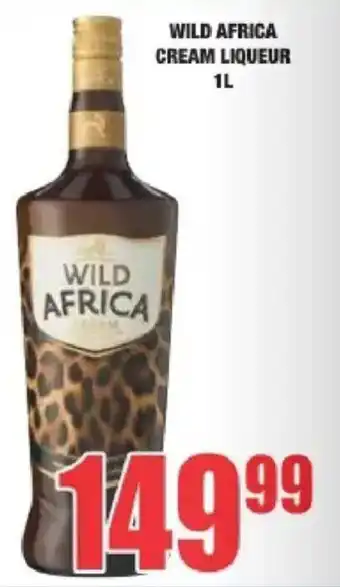 Boxer Liquors Wild africa cream liqueur offer