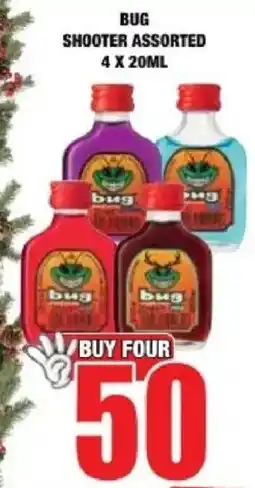 Boxer Liquors Bug shooter assorted offer