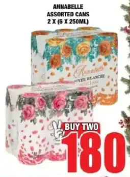 Boxer Liquors Annabelle assorted cans offer