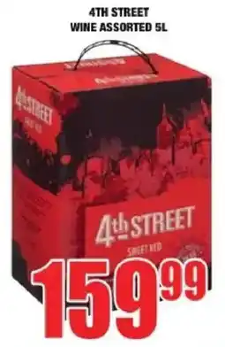 Boxer Liquors 4th street wine assorted offer