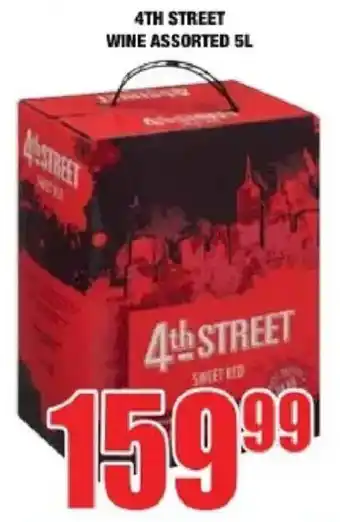Boxer Liquors 4th street wine assorted offer