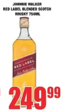 Boxer Liquors Johnnie walker red label blended scotch whisky offer