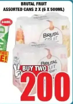 Boxer Liquors Brutal fruit assorted cans offer