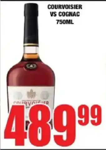 Boxer Liquors Courvoisier vs cognac offer